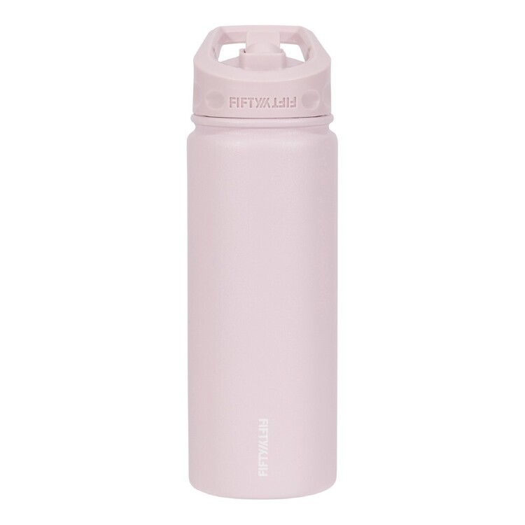 Fifty Fifty 1L Straw Water Bottle Cherry Blossom 1 L