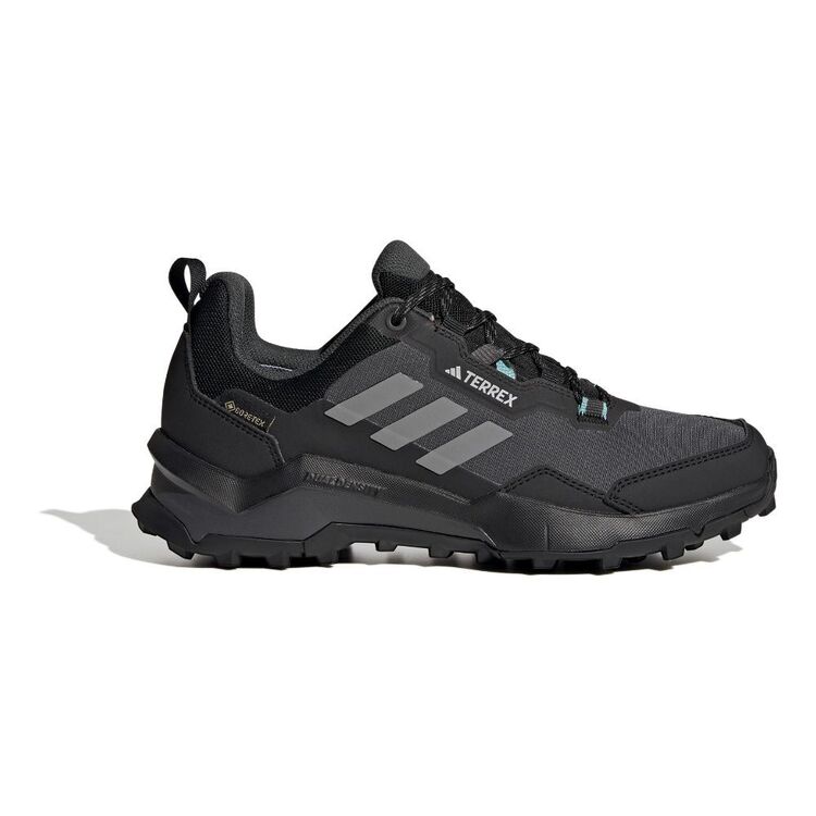 adidas Women's Terrex AX4 Gore-Tex Trail Shoes Core Black, Grey Three & Mint