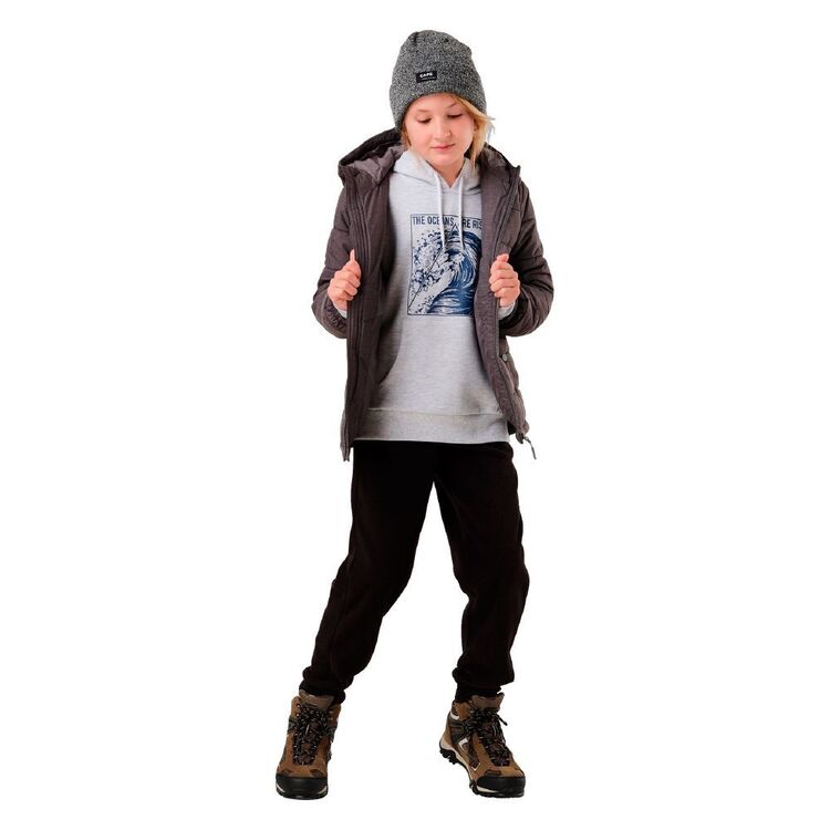 Cape Youth Solid Beanie Black One Size Fits Most