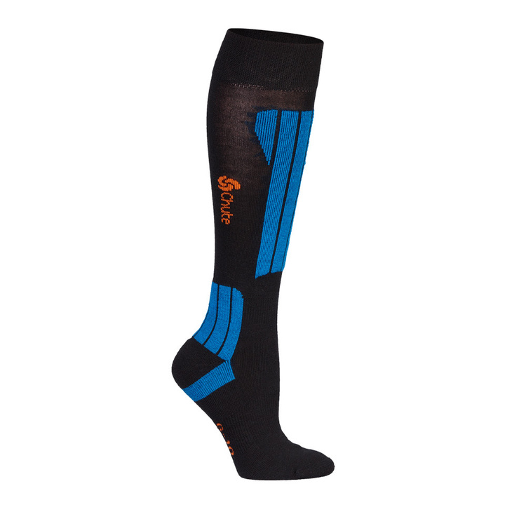 Chute Adults' Tech Blazin Socks Blue