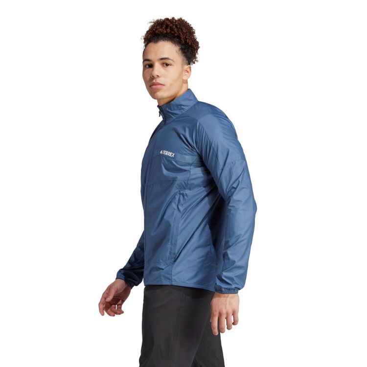 adidas Men's Terrex MLT Wind Jacket Steel
