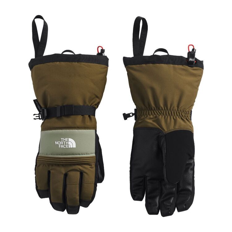 The North Face Men's Montana Ski Gloves Military Olive Tea Green