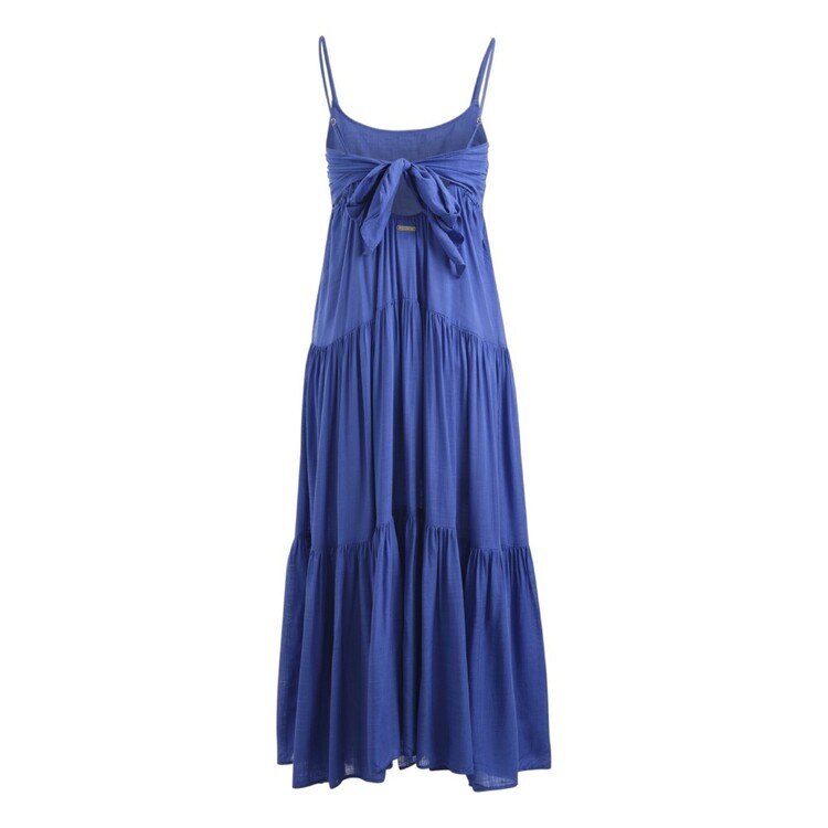 Body Glove Women's Tie Back Maxi Dress Deep Water