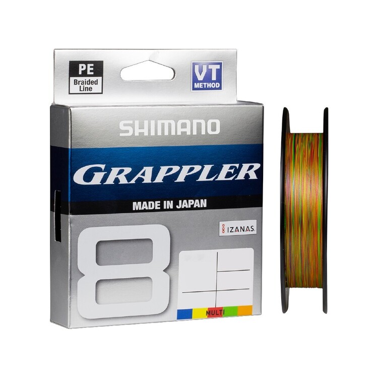 Shimano Grappler Braid Line 300 Metre Spool Multicoloured