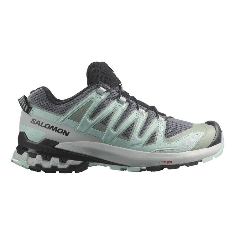 Salomon Women's XA Pro 3D V9 Low Hiking Shoes Quiet Shade/Lily Pad/Blue Haze