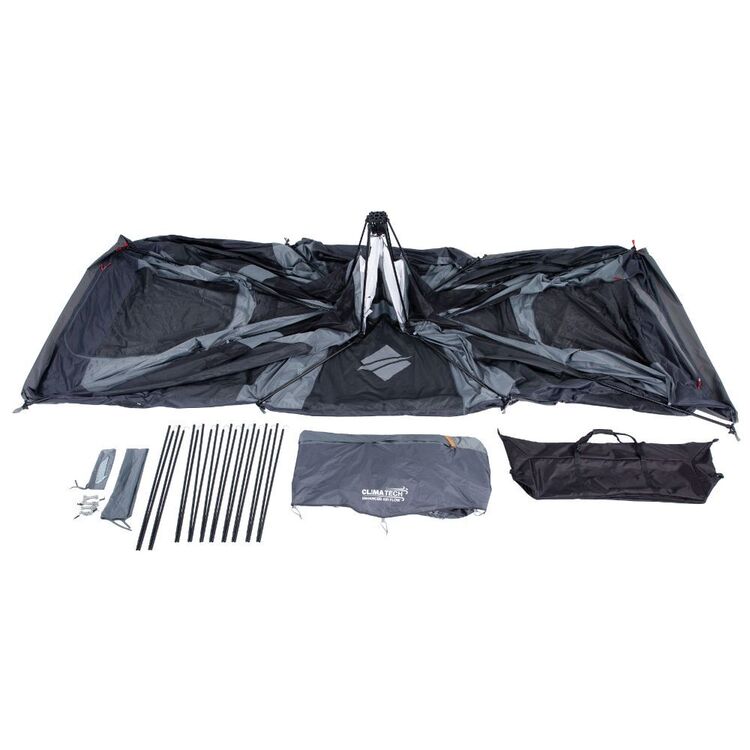 Oztrail 10 Person Fast Frame Blockout Tent Grey