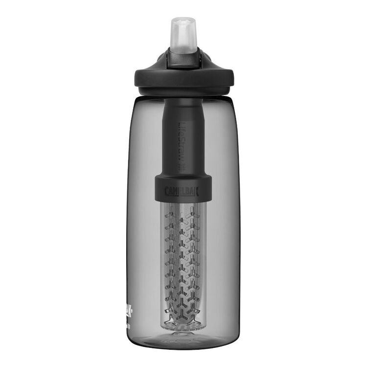 CamelBak Eddy + 1L Water Bottle With Lifestraw Black 1 L