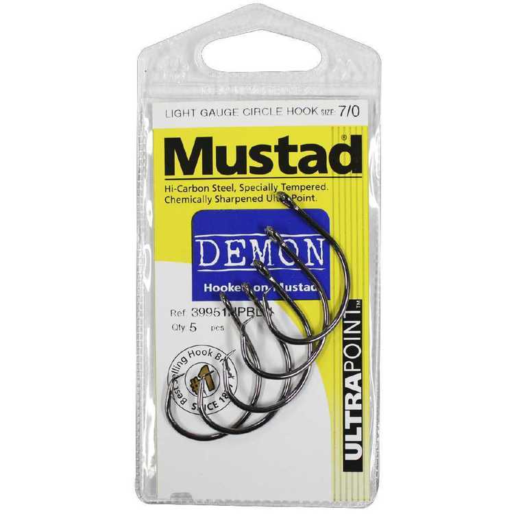 Mustad 39951NPBLN DL Circle PP Hook