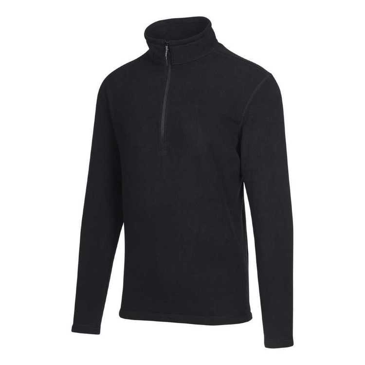 Cape Men's Storm Polar V Neck Quarter Zip Jacket Black