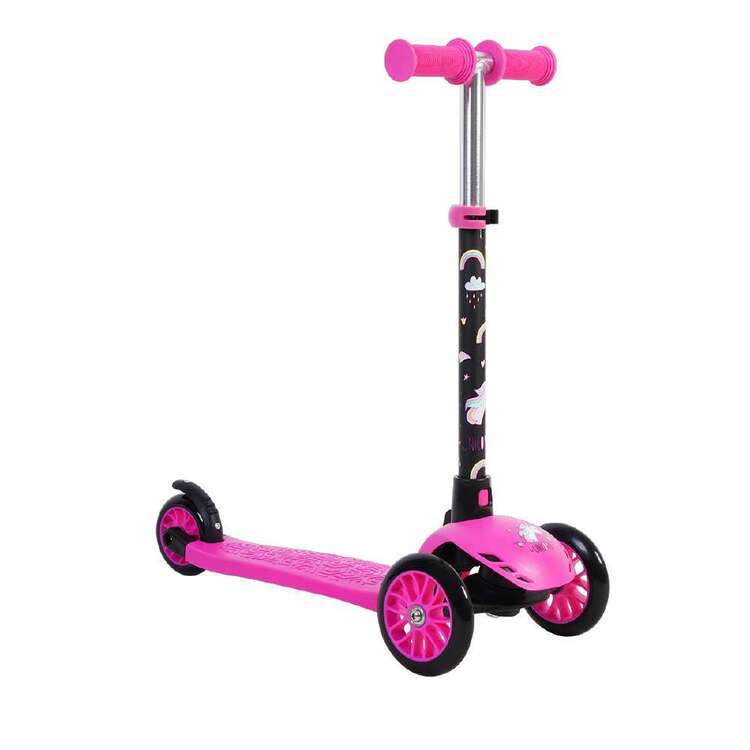 Kids Unicorn Tri Scooter Pink