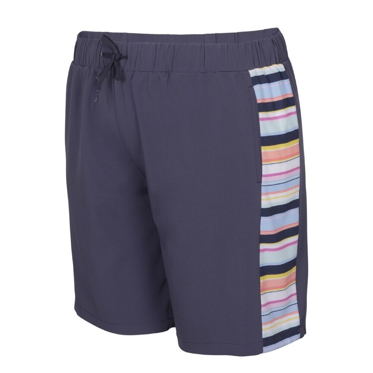 Body Glove Women's Stripe Board Shorts Plus Size Navy & Print