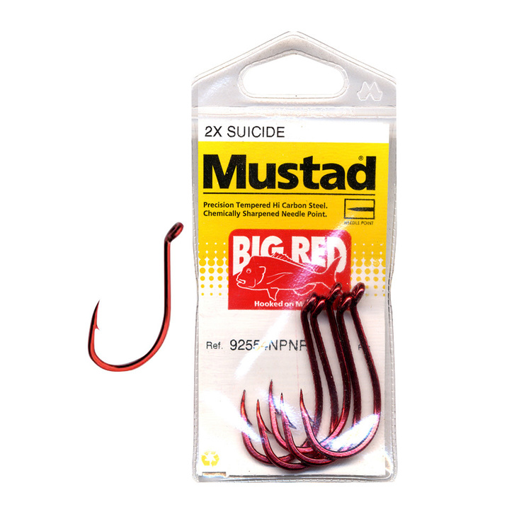 Mustad 92554NPNR Big Red Hook