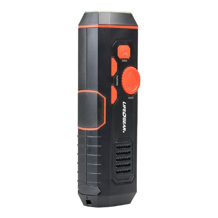 Life+Gear Stormproof Crank Torch Black 100 Lumens