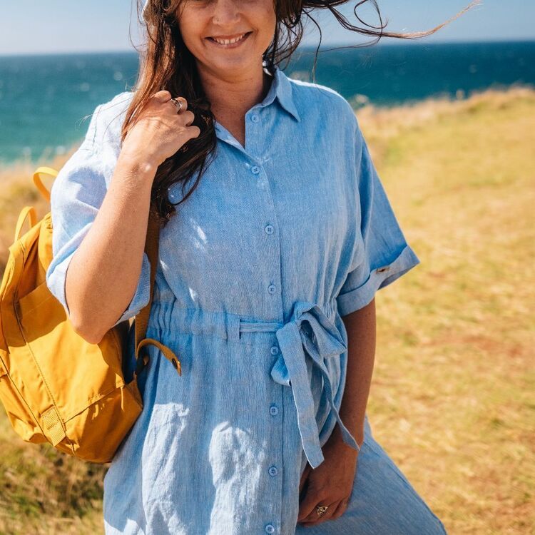 Mountain Designs Women's Belize Dress Chambray