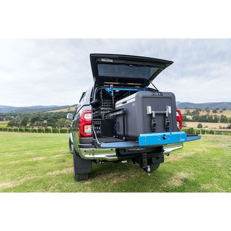 MSA 4X4 Fridge Drop Slide DS95 Black & Blue DS95