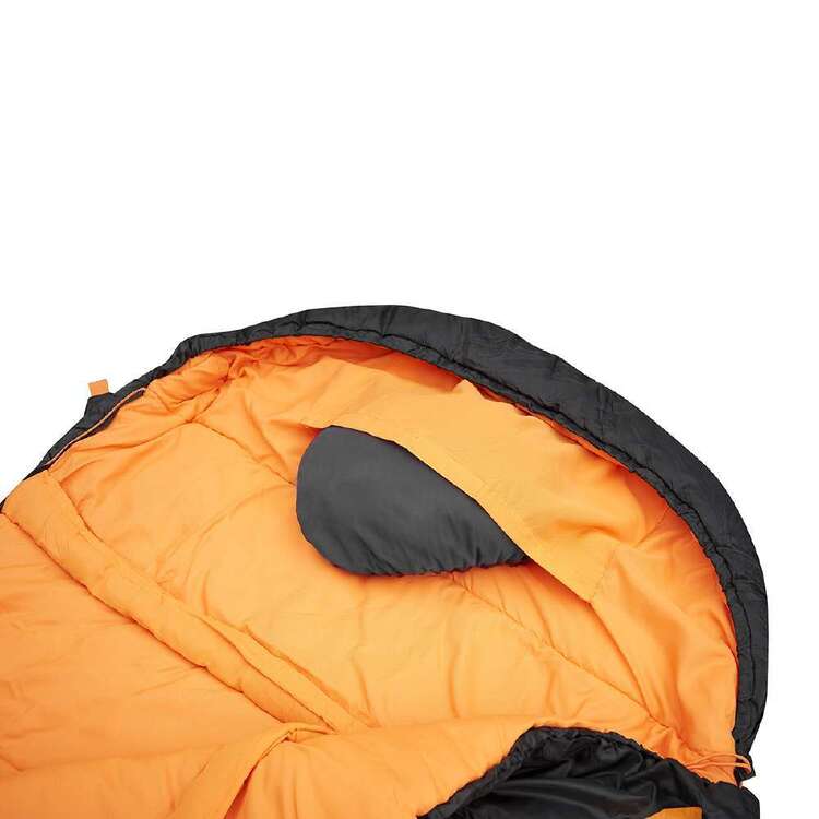 Oztent Hamilton XL 6° Sleeping Bag Black/Orange Black & Charcoal