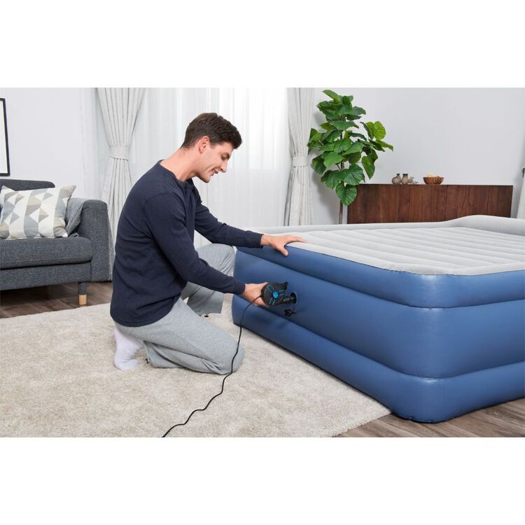 Spinifex Power Touch 240V Electric Airpump Black & Blue