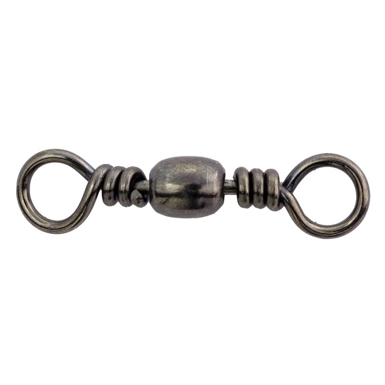 Mustad Barrel Black Swivel Pack