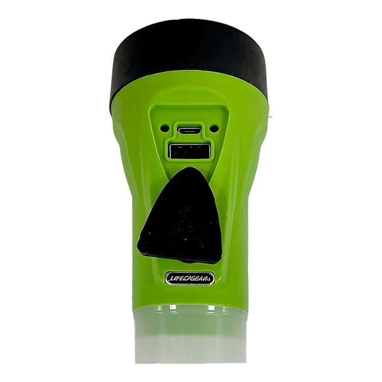 Life+Gear 220 Lumen Rechargeable 3 In 1 Adventure Torch Green