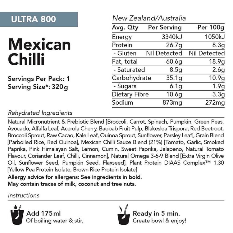 Radix Nutrition Ultra Mexican Chilli
