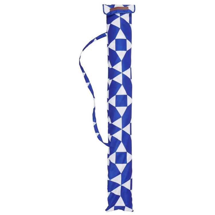 Coconut Grove Mosaic Family Beach Umbrella Blue Mosaic