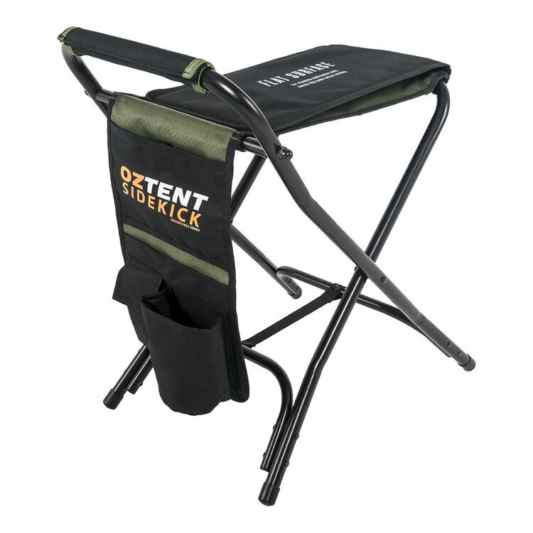 Oztent Adventure Sidekick Stool Black & Green