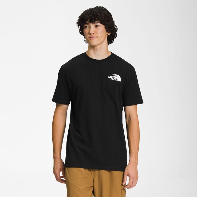 The North Face Men's Box NSE Short Sleeve Tee Black Ombre