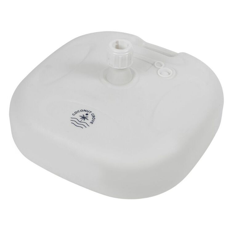 Coconut Grove Umbrella Base White