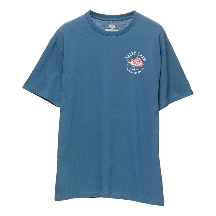 Salty Crew Men's Snap Attack Standard Short Sleeve Tee Dark Slate