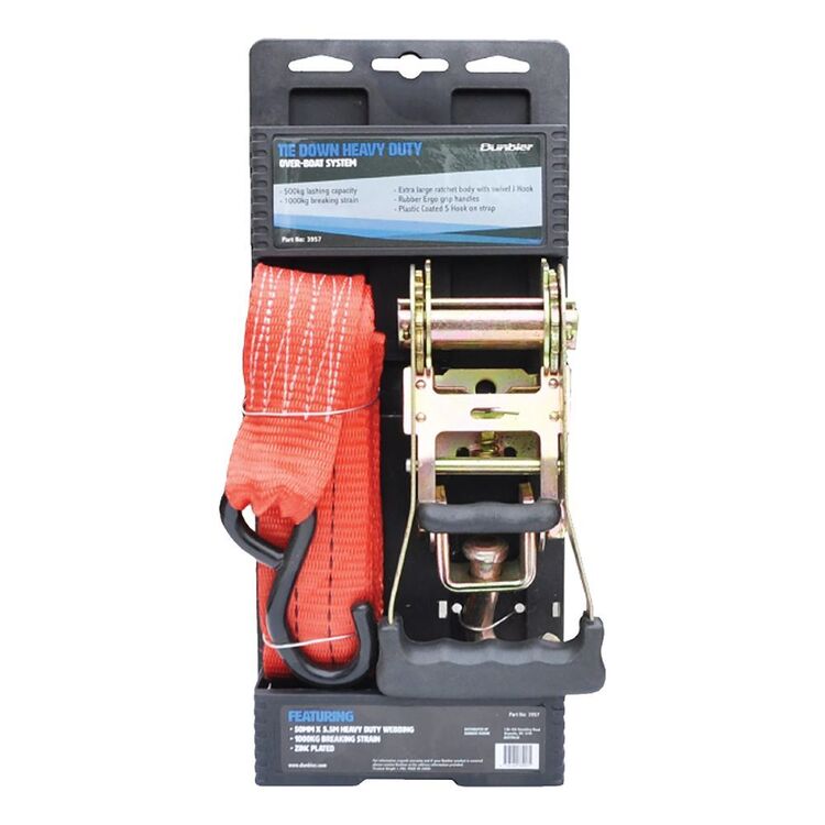 Over-Boat Ratchet Tie-Down 5.5M Multicoloured 5.5 m