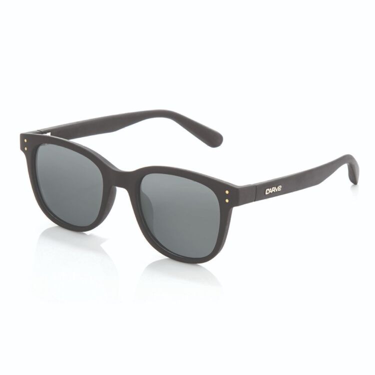 Carve Homeland Sunglasses Matt Black & Grey Polarised One Size Fits Most