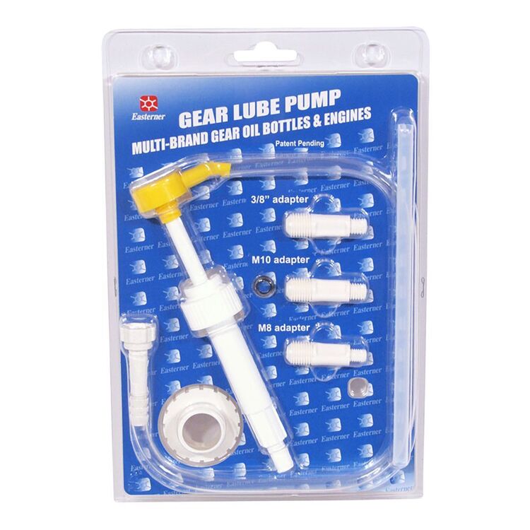 Easterner Gear Lube Pump & Oil Bottles Grey 3.7 L