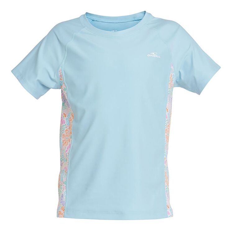 O'Neill Youth Girls Nixie Short Sleeve Rash Vest Vanilla