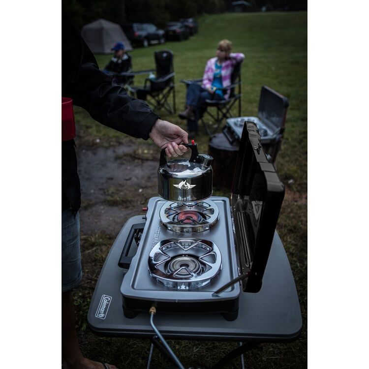 Coleman HyperFlame FyreCadet 2 Burner Stove Black