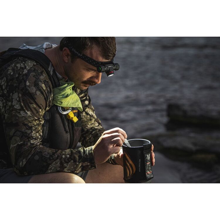 COAST 1000 Lumens Rechargeable Pure Beam Focusing LED Headlamp Black