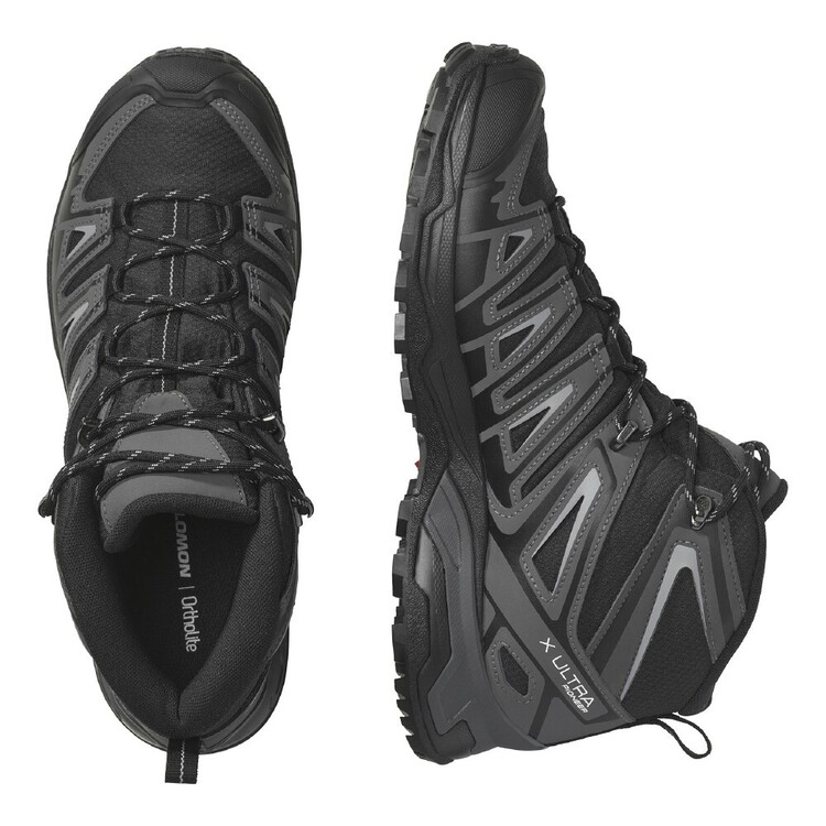 Salomon Men's X Ultra Pioneer Gore-Tex Mid Hiking Boots Black, Magnet & Monument