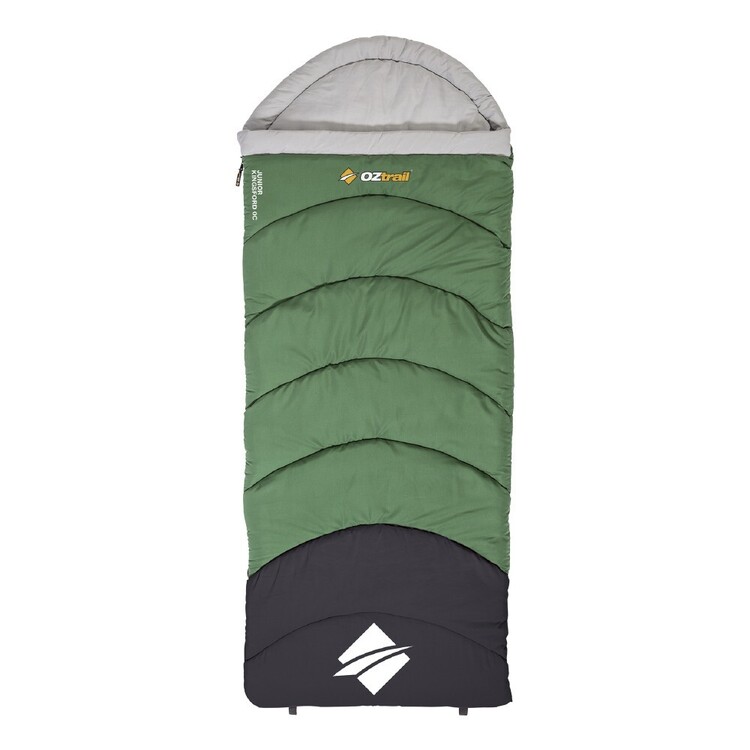 Oztrail Junior Kingsford 0° Sleeping Bag Green Green