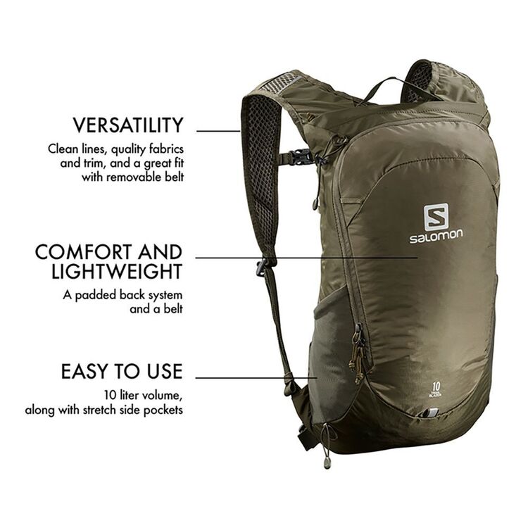 Salomon Trailbazer 10 Daypack Green 29 L