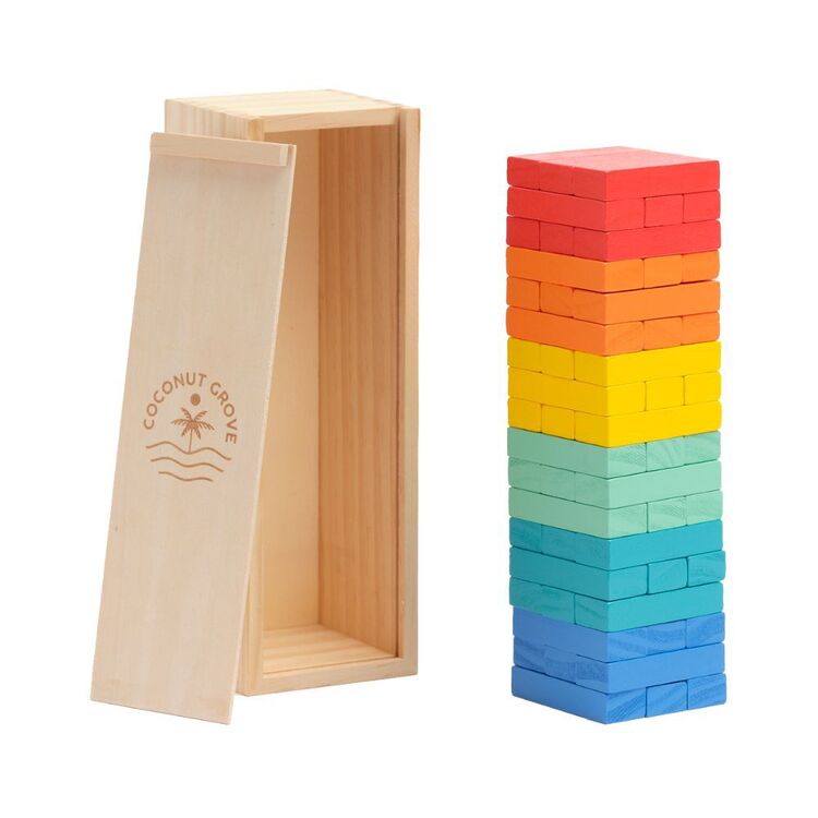 Coconut Grove Travel Jumbling Tower Rainbow