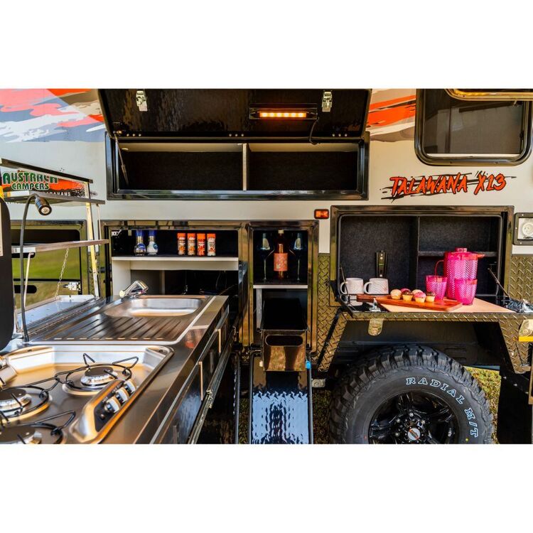 Austrack Talawana X13 Series 3 Hybrid Camper Grey