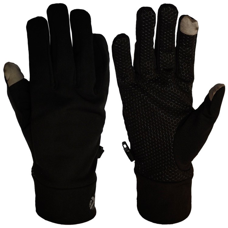 XTM Men's Artic Liner Snow Gloves Black