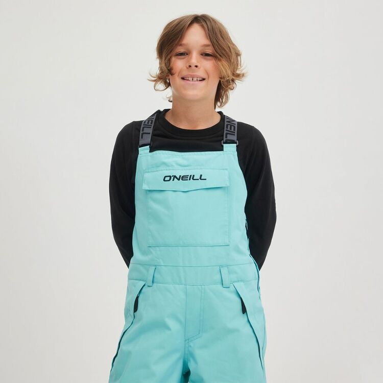 O'Neill Youth Boy's Bib Snow Pants Aqua Sea