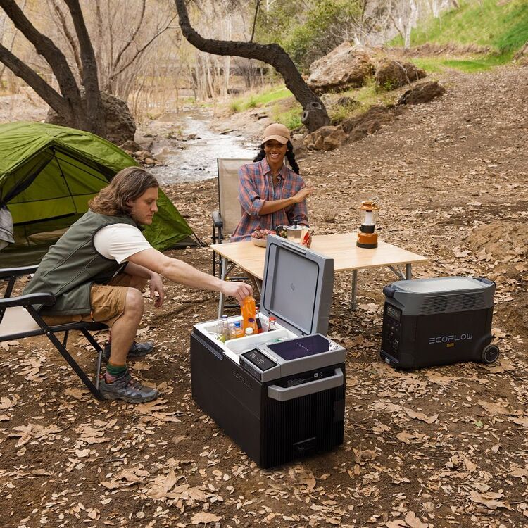 EcoFlow 38L Glacier Dual Zone Portable Camping Fridge Freezer with Ice Maker