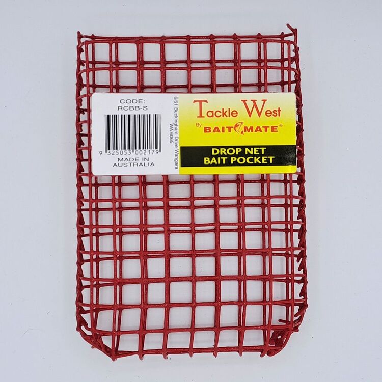 Tackle West Small Red Cray Bait Basket Blue 45 g
