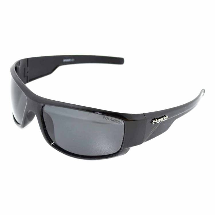 Mangrove Jack's Spider Sunglasses Shiny Black & Smoke One Size Fits Most