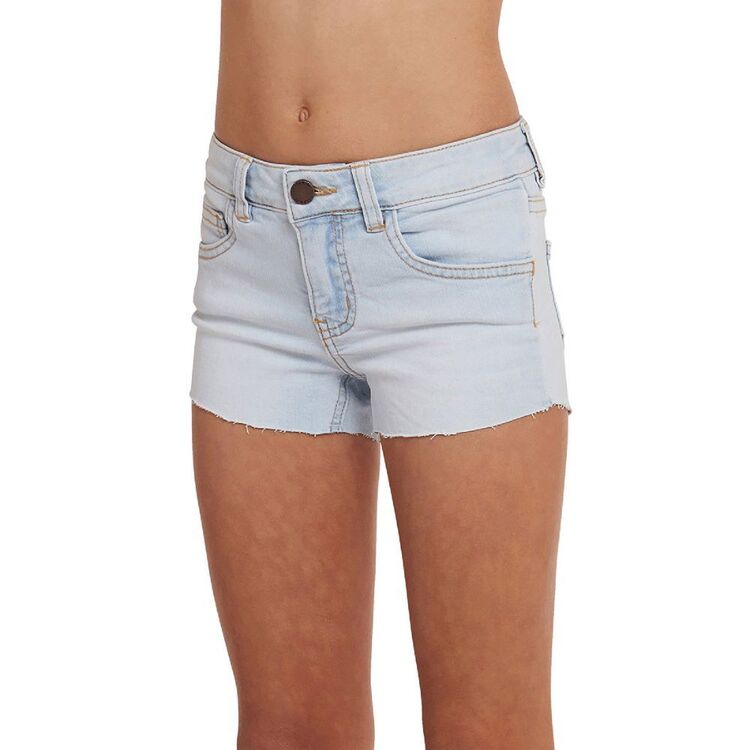 O'Neill Girls Walker Demin Shorts Light Blue