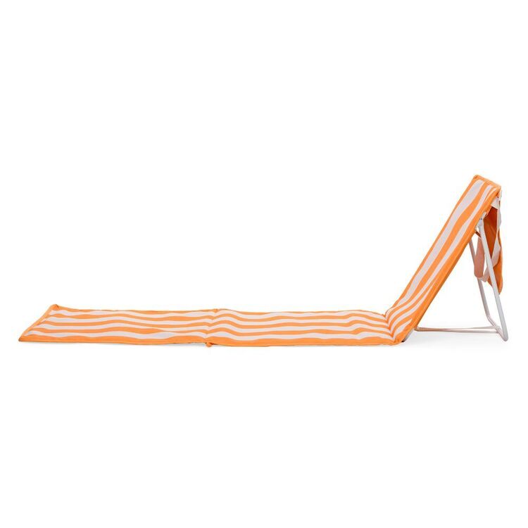 Life! Paradise Lounger Yellow Stripe