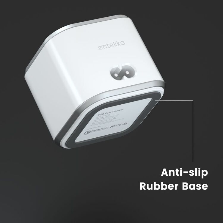Ontekka 48W 5 Port USB-A & USB-C Charging Power Cube White