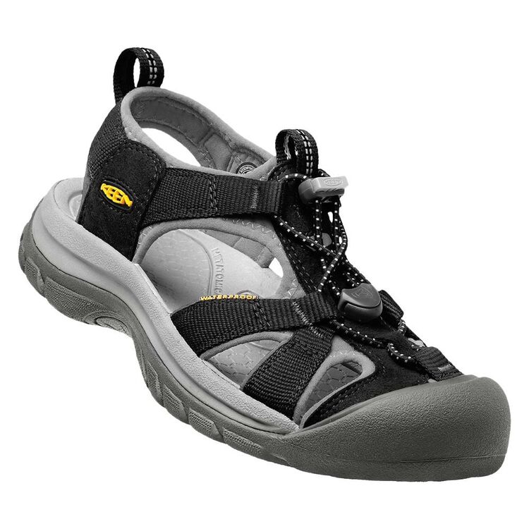 Keen Women's Venice H2 Sandals Black & Neutral Grey 6.5