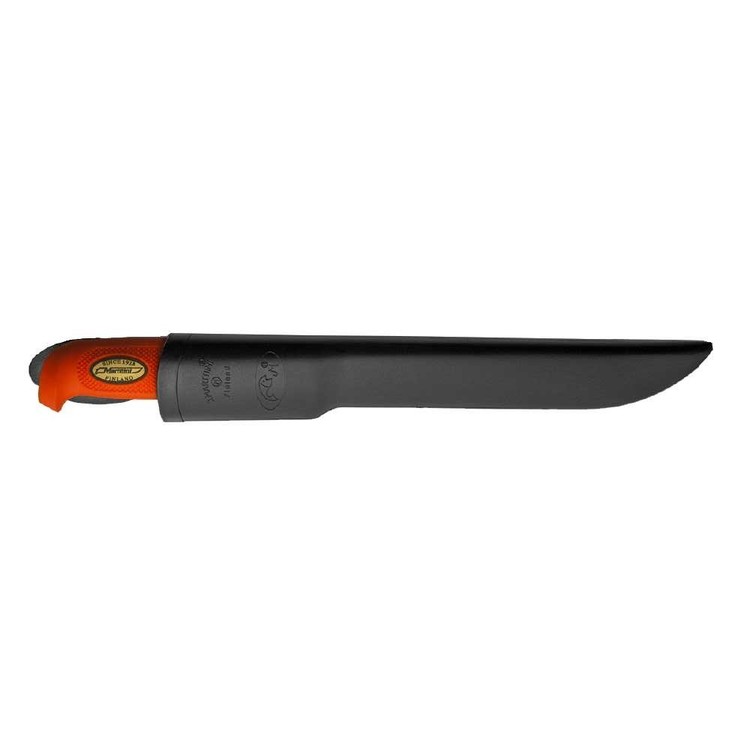 Marttiini Martef Coated 7.5'' Knife with Orange Sheath
